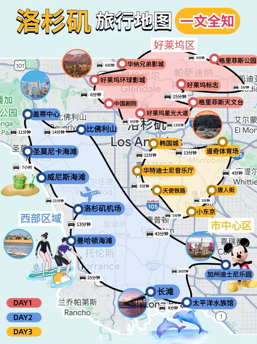 终于有人把洛杉矶说清楚了!超全实用干货 图 2