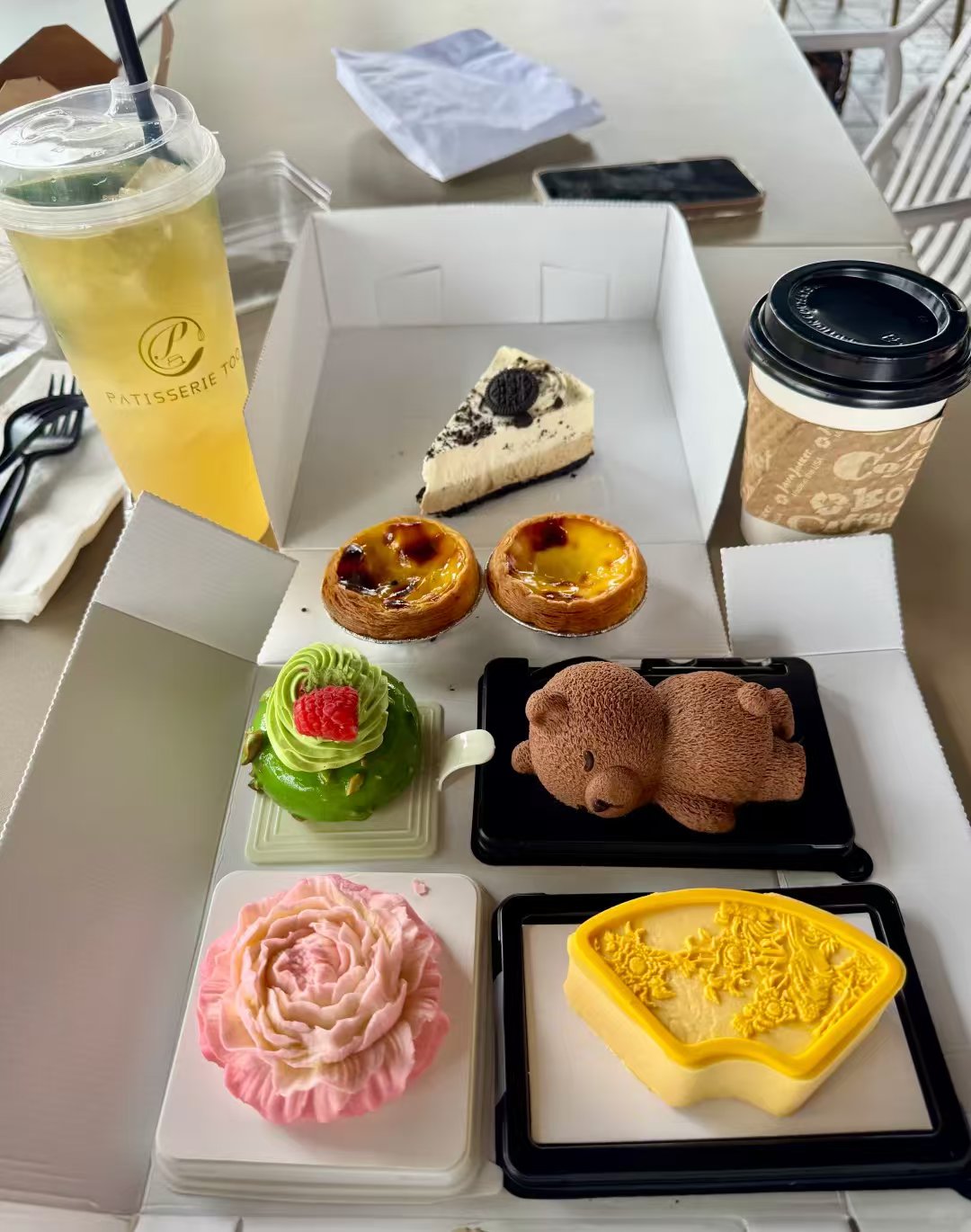 洛杉矶甜点控天堂!99c蛋挞还送蛋糕🍰 图 1