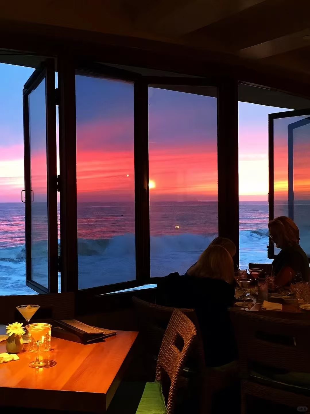 LA🌇的海边美到失语,路的尽头是海,橙色日落搭配海浪声 图 1