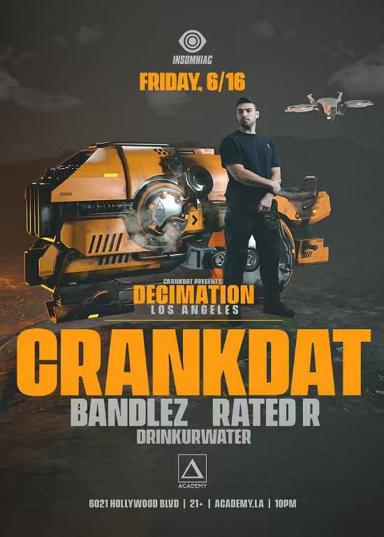 Crankdat机械狂潮登陆Costa Mesa! 图 1