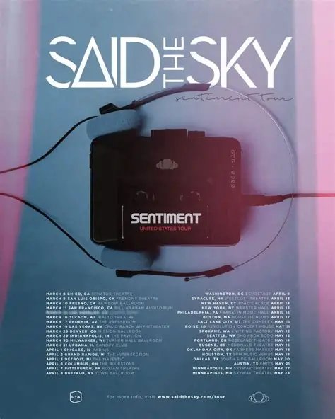 🌌【Said the Sky · 星空旋律巡演】洛杉矶 图 1