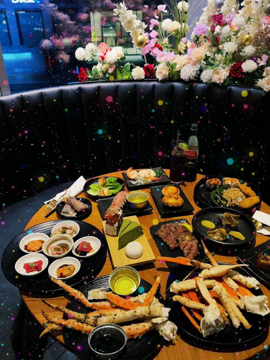 $99在DTLA地标5星级酒店和牛帝皇蟹吃到饱 图 2
