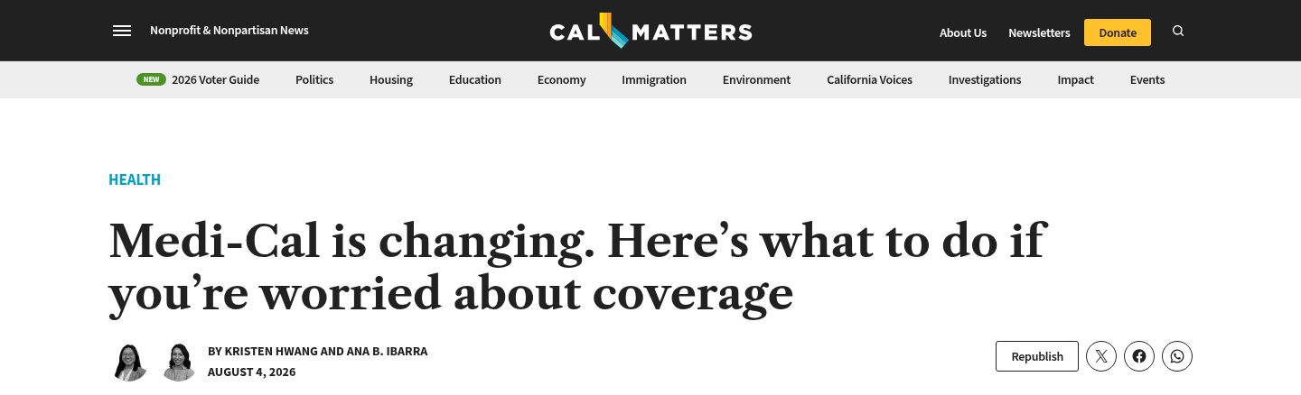Medi-Cal is changing. Here's what to do if you're worried about coverage