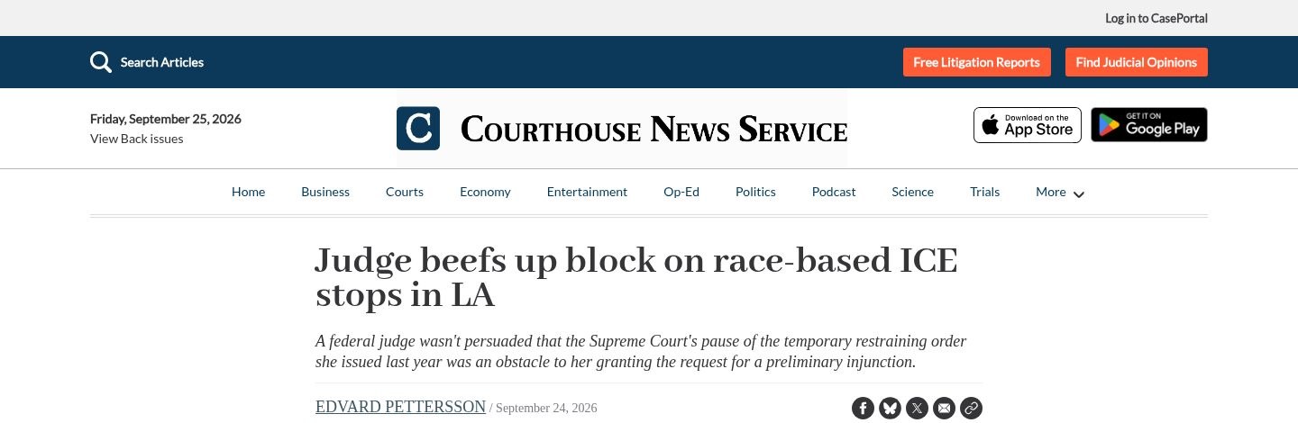 Judge beefs up block on race-based ICE stops in LA