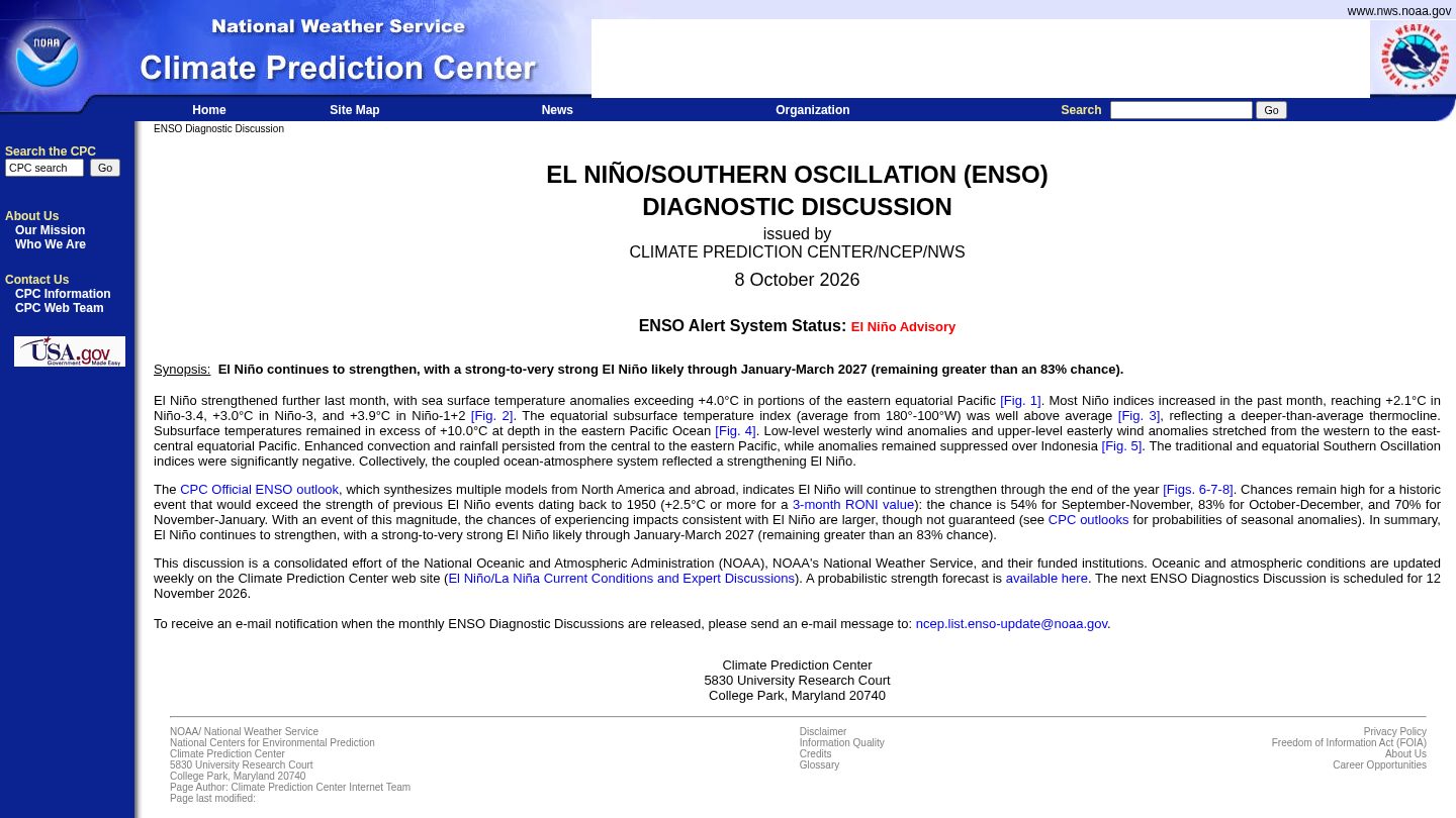 ENSO: Recent Evolution, Current Status and Predictions (ENSO Diagnostic Discussion)