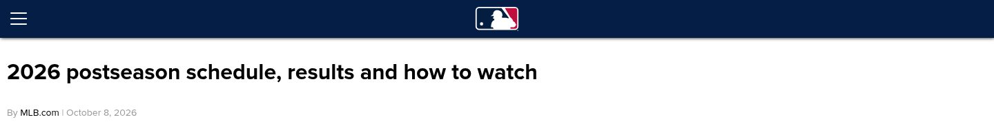 2026 postseason schedule, results and how to watch