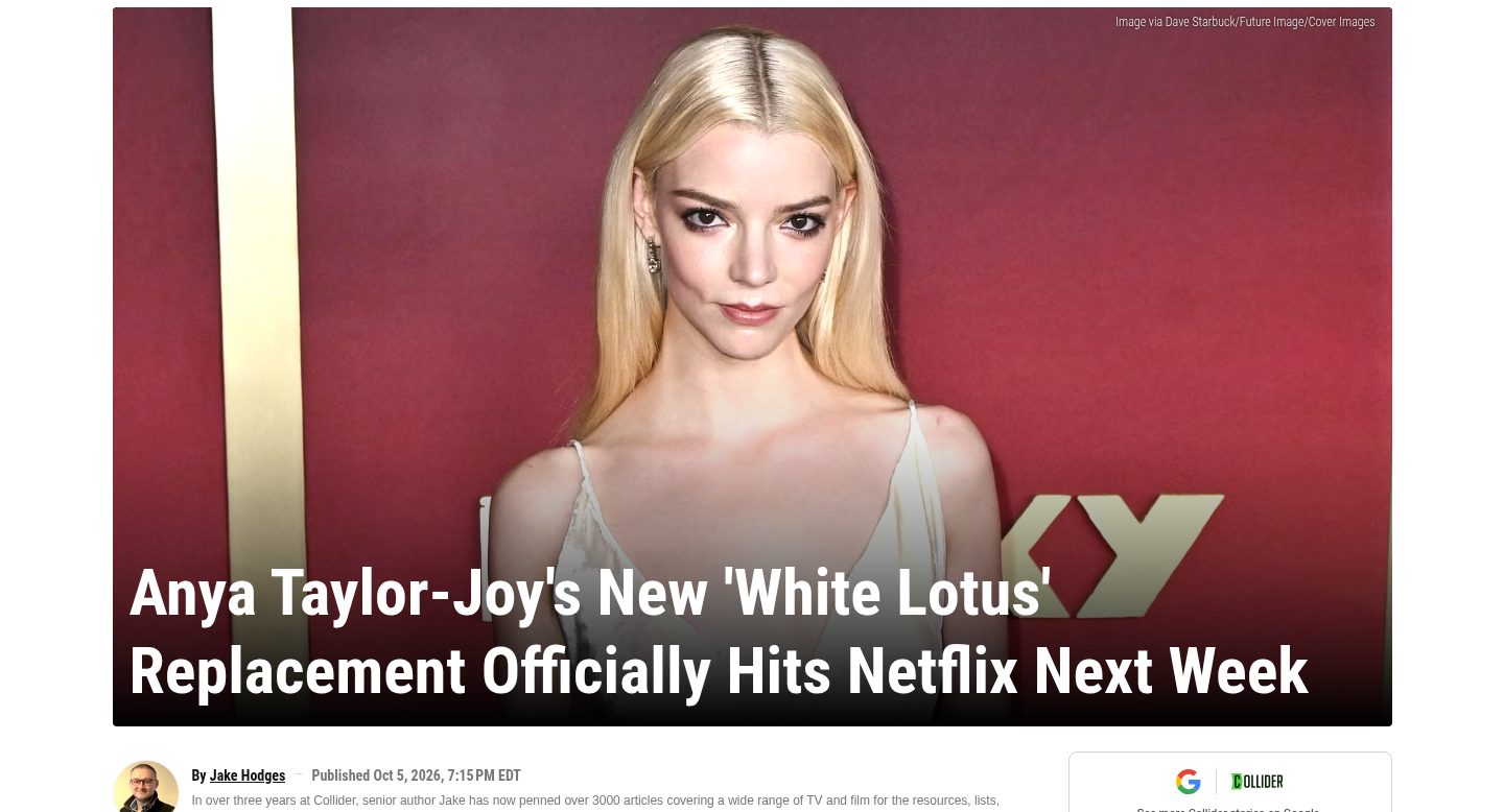 Anya Taylor-Joy & Chris Evans' Sacrifice Lands October 16 on Netflix