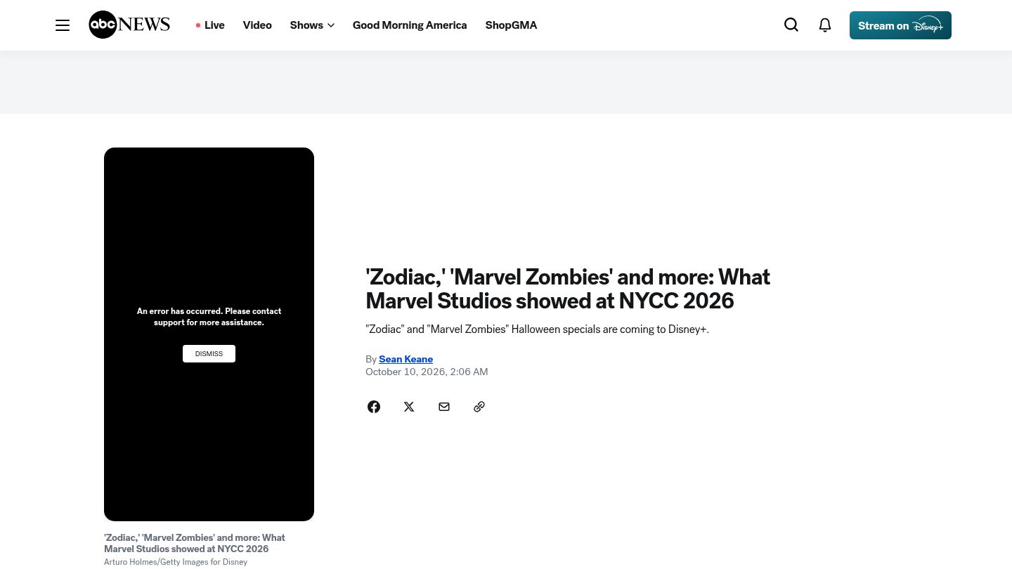 'Zodiac,' 'Marvel Zombies' and more: What Marvel Studios showed at NYCC 2026
