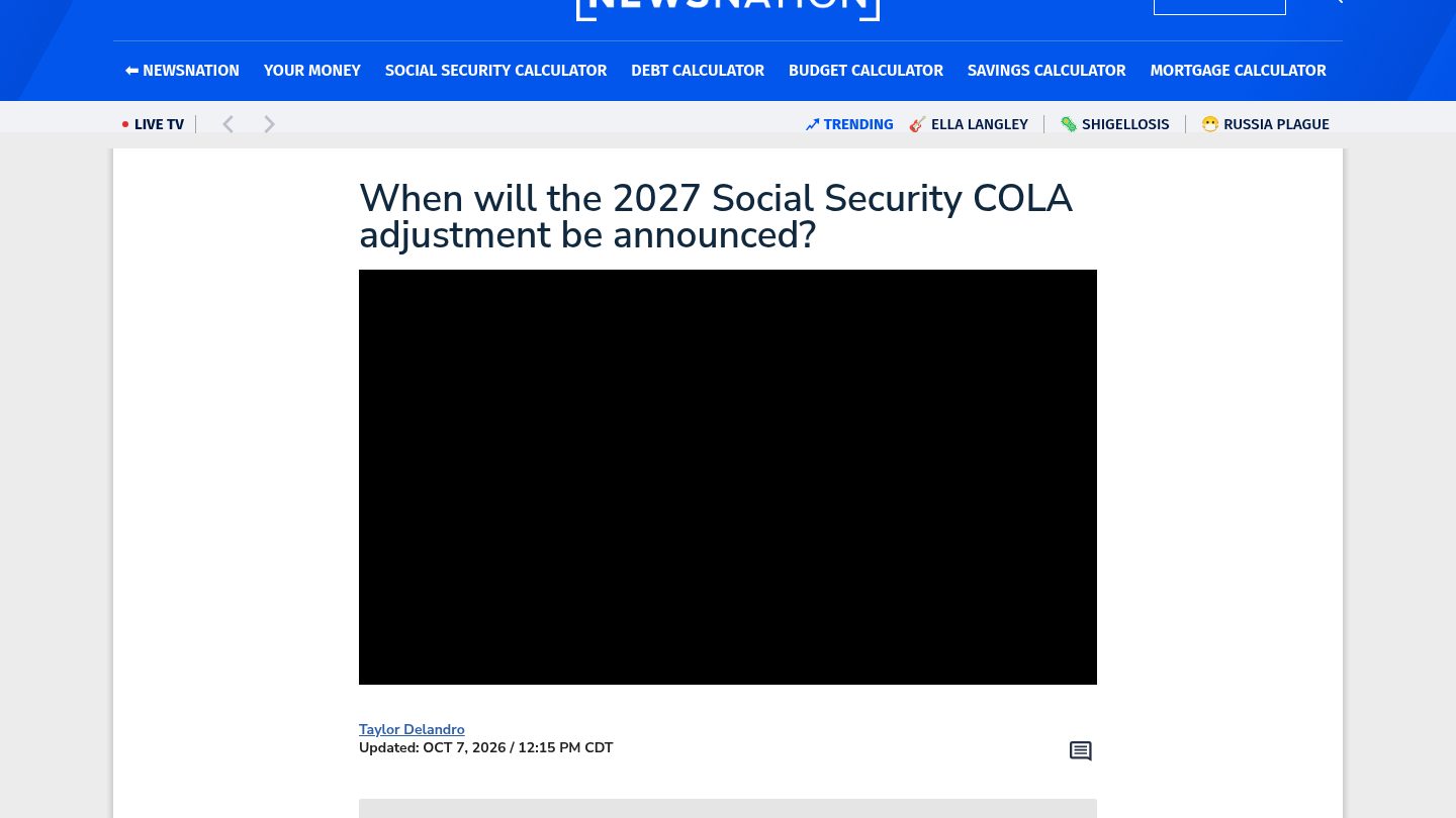 Social Security COLA 2027: When will it be announced and how much could benefits increase?